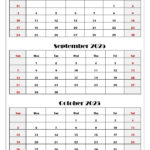 August To October 2025 Calendar Printable Pdf | Three Months Calendar Throughout Calendar August September October 2025