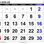 Calendar August 2025 Uk With Pdf, Excel And Word Templates Regarding August 25 2025 Calendar