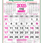 Calendar | Kcaet, Tavanur Throughout 2025 August Malayalam Calendar