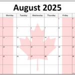 Collection Of August 2025 Photo Calendars With Image Filters. Pertaining To Wiki Calendar August 2025 Printable Free
