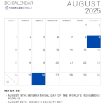 Dei Calendar 2025: Key Dates For Celebrating Diversity And Intended For August Diversity Calendar 2025