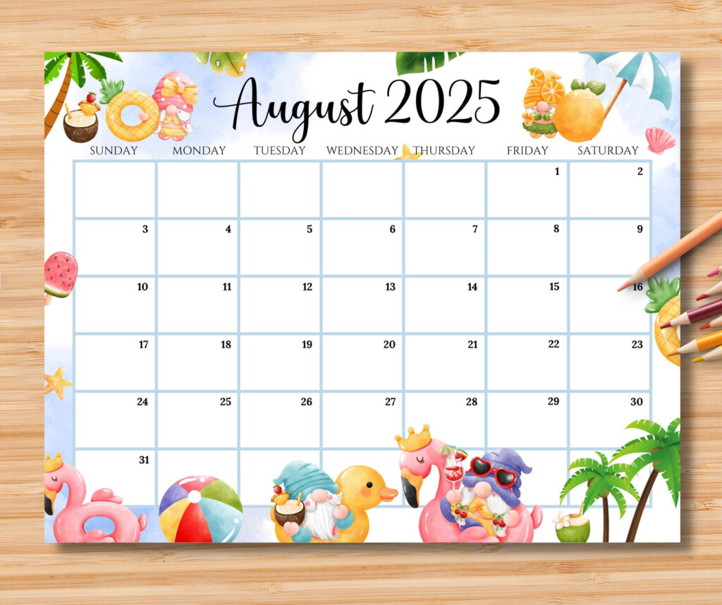 Editierbarer Kalender August 2025, Entspannender Sommer Am Strand Pertaining To August 2025 To August 2025 Calendar Editierbarer Kalender August 2025, Entspannender Sommer Am Strand Pertaining To August 2025 To August 2025 Calendar