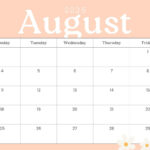 Free Printable August 2025 Calendar Templates | Canva Intended For August Monthly 2025 Calendar Printable
