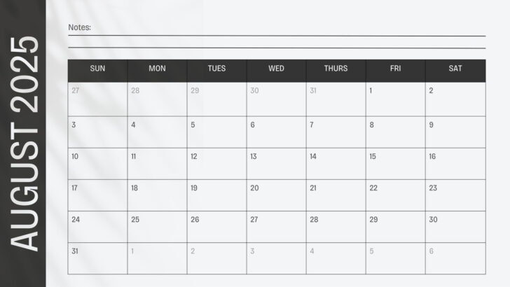 August 2025 Whiteboard Calendar Ideas