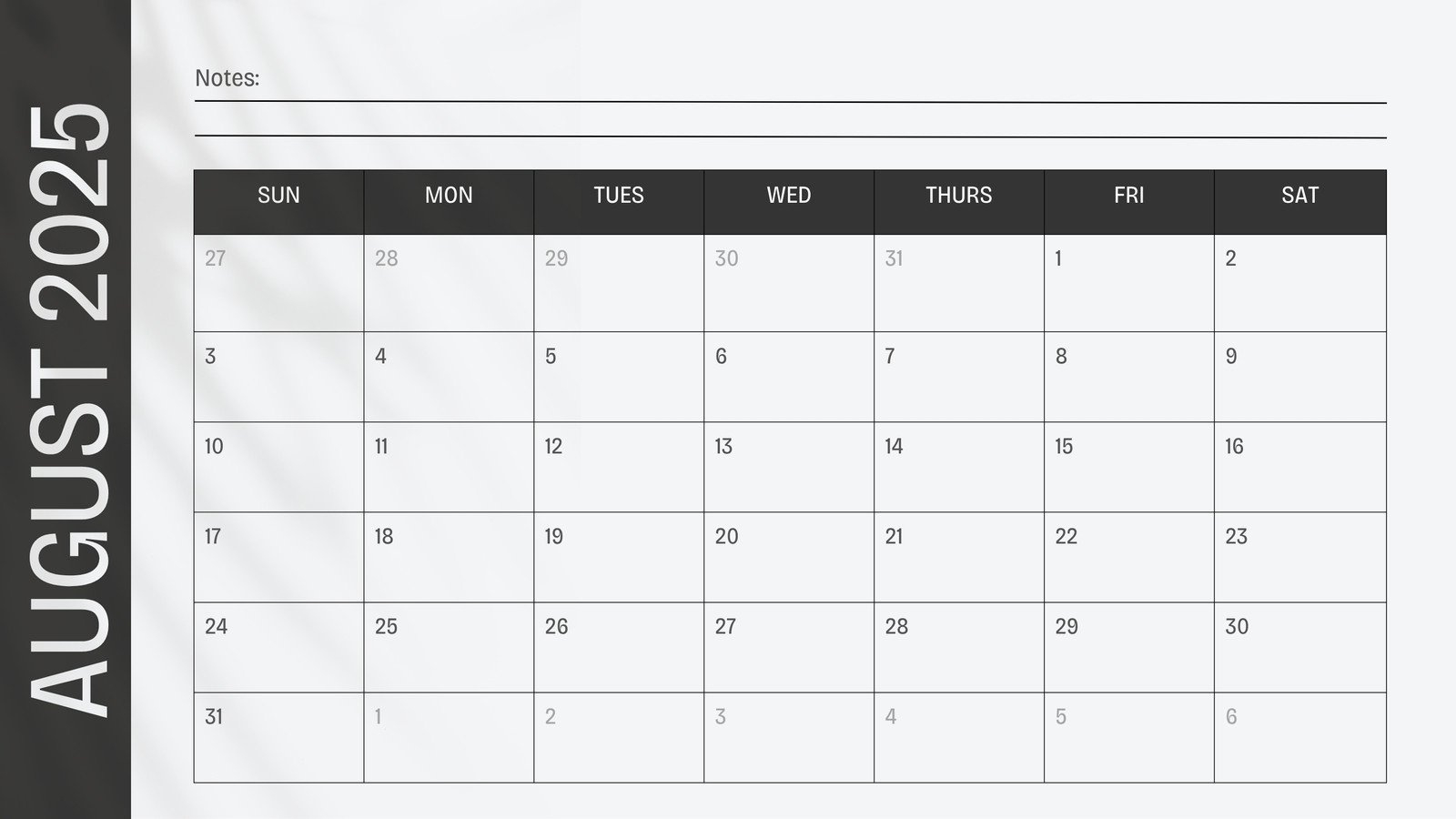 Free Printable August 2025 Calendar Templates | Canva throughout August 2025 Whiteboard Calendar Ideas