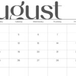 Free Printable August 2025 Calendar Templates | Canva Throughout August Printable Calendar 2025 Word