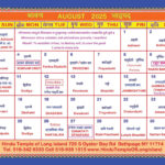Hindu Calendar With Panchang And Holidays With Regard To August 2025 Hindu Calendar