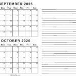 Printable September October 2025 Calendar | Calendarkart Regarding August September October Calendar 2025
