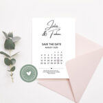 Save The Date August 2025   Etsy.de With Regard To August 2025 Calendar Save The Date