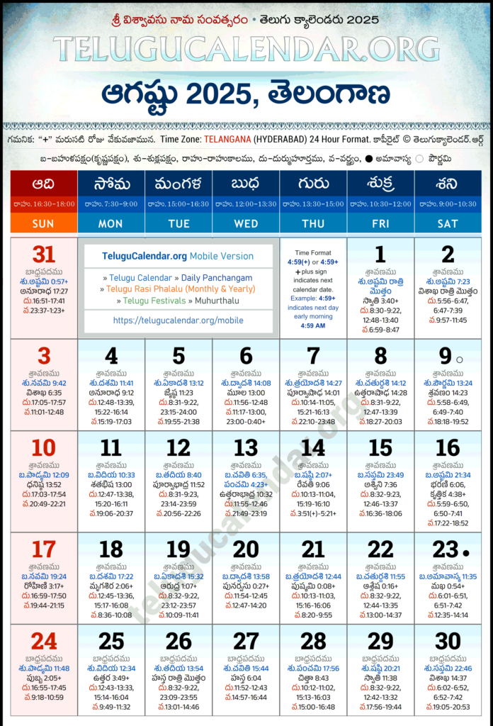 Telangana Telugu Calendar 2025 August Pdf Festivals With Show Me The Calendar For August 2025 Telangana Telugu Calendar 2025 August Pdf Festivals With Show Me The Calendar For August 2025