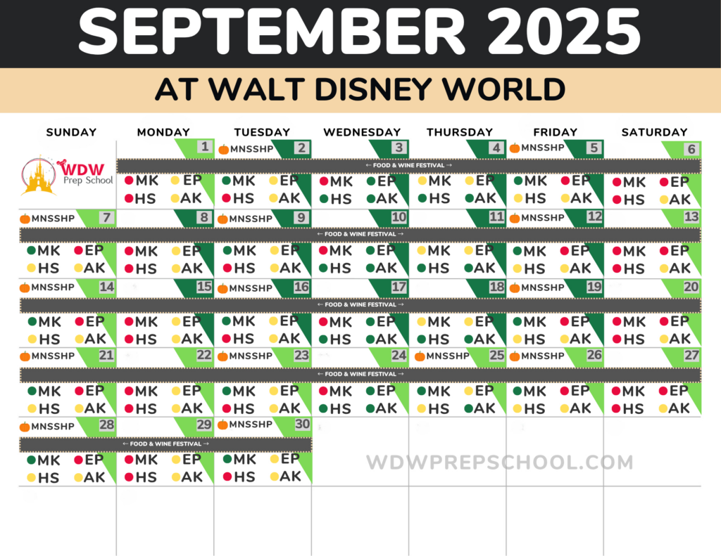 2025 & 2026 Disney World Crowd Calendar (Best Times To Go) With Regard To Disney Crowd Calendar September 2025 2025 & 2026 Disney World Crowd Calendar (Best Times To Go) With Regard To Disney Crowd Calendar September 2025