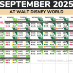 2025 & 2026 Disney World Crowd Calendar (Best Times To Go) With Regard To Disney Crowd Calendar September 2025