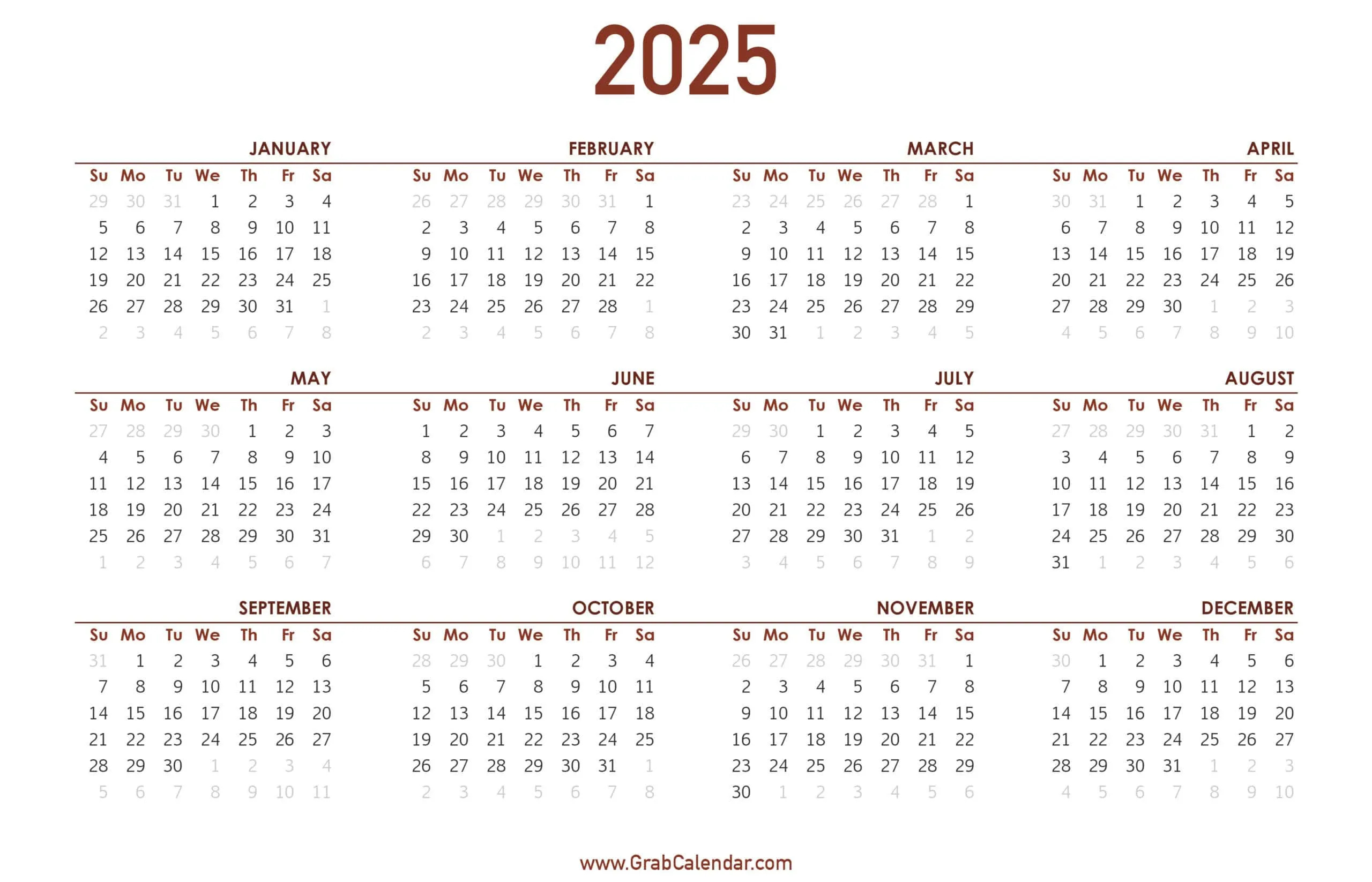2025 Calendar - Grab Calendar regarding May to September 2025 Calendar