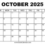 2025 Calendar   Grab Calendar Regarding October 2024 To September 2025 Calendar