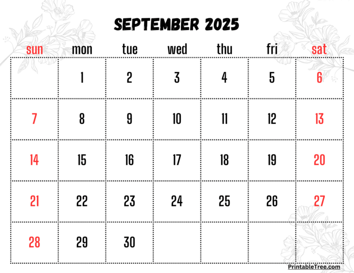 September 2025 Calendar with Jewish Holidays
