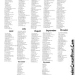 National Day Calendar 2025
