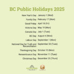 Bc Public Holiday 2025: Long Weekends For Your Camping Trip Pertaining To September Long Weekend 2025