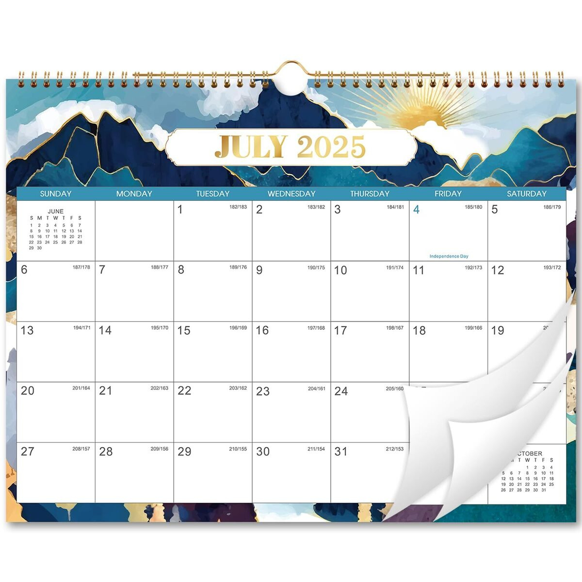 Calendario Mensual 2025-2026 Julio 2025-Diciembre 2026 18 Meses | Ebay regarding Magm 2025 September Tamil Calendar