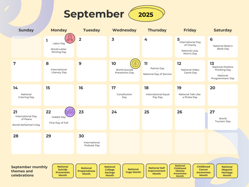 Complete 2025 Social Media Holidays Calendar [250+ Dates] In Events In September 2025