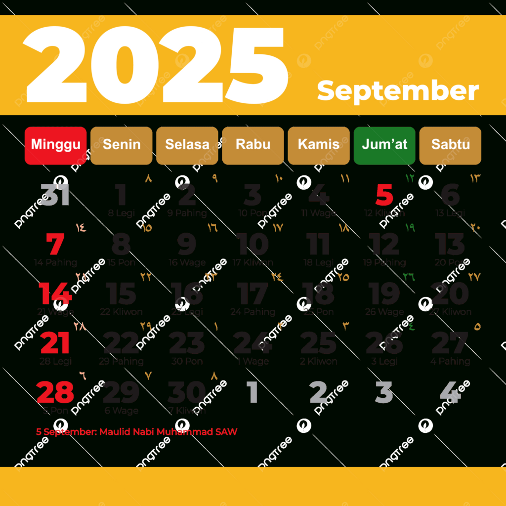 Complete Hijri Calendar September 2025 Vector, 2025 Hijri Calendar With September 2025 Calendar With Islamic Dates Complete Hijri Calendar September 2025 Vector, 2025 Hijri Calendar With September 2025 Calendar With Islamic Dates