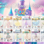 Disney Princess 2025 Calendar Templatenemlomongo   Raket.ph In Disney Printable Calendar 2025 | CalendarCrazePrint.Com