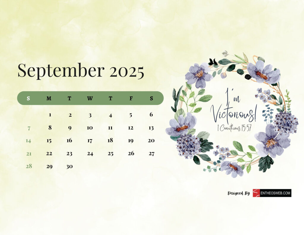 Free Printable September 2025 Calendars | Entheosweb Within September 2025 Desktop Calendar Free Printable September 2025 Calendars | Entheosweb Within September 2025 Desktop Calendar