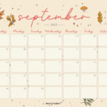 Free Printable September 2025 Calendars   World Of Printables With September 2025 Calendar Fall