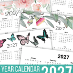 Free Printable Year Calendar Within September 2025 Calendar Homemade Gifts Made Easy