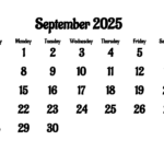 Free September 2025 Calendar | Printable Pdf, Xls, Png Formats With Regard To September 2025 Calander