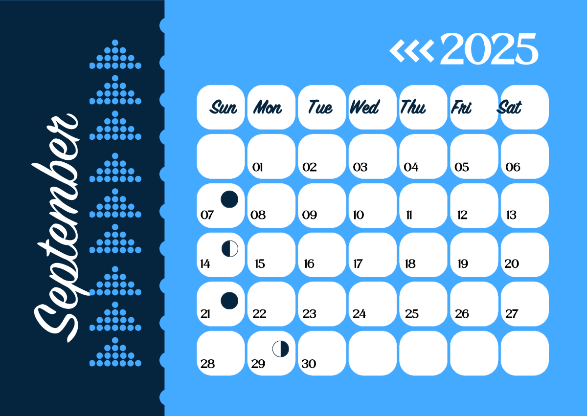 Free September 2025 Calendar With Moon Phases Template To Edit Online inside September 2025 Calendar With Moon Phases