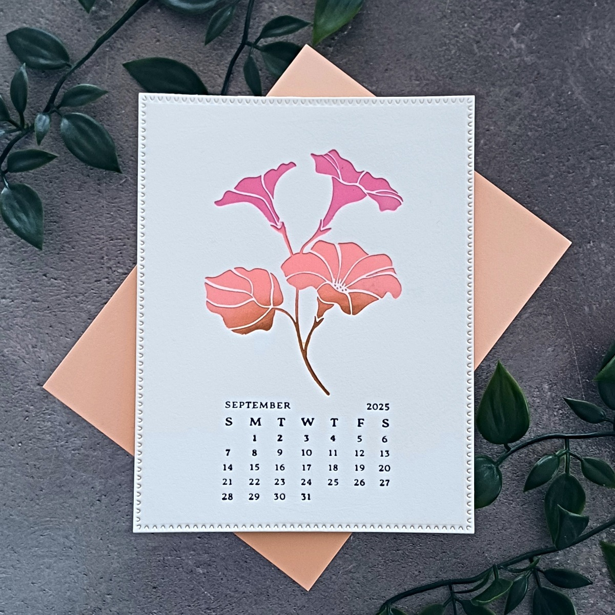 Ideas For Creating A Homemade Calendar - Spellbinders Blog throughout September 2025 Calendar Homemade
