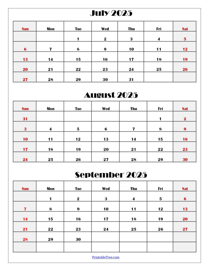 June July August September 2025