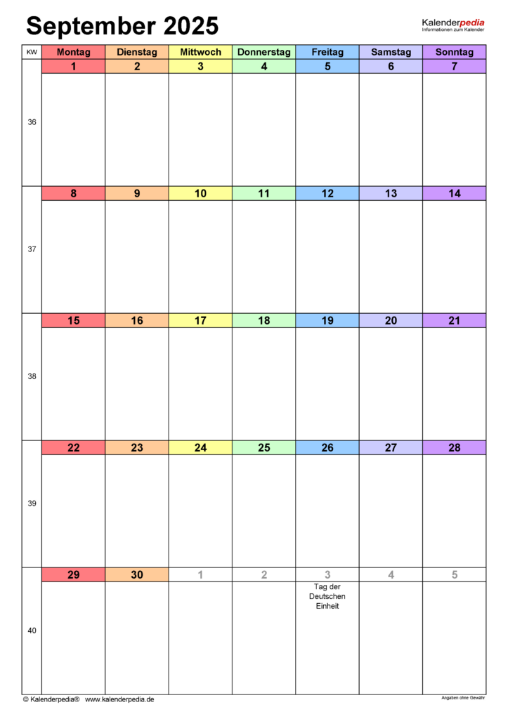Kalender September 2025 Als Excel Vorlagen For Calender 2025 September Kalender September 2025 Als Excel Vorlagen For Calender 2025 September