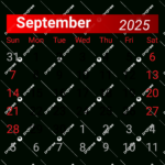 Kalender September 2025 Vektor, Kalender 2025, Kalender September Intended For Calendar September 2025 Png