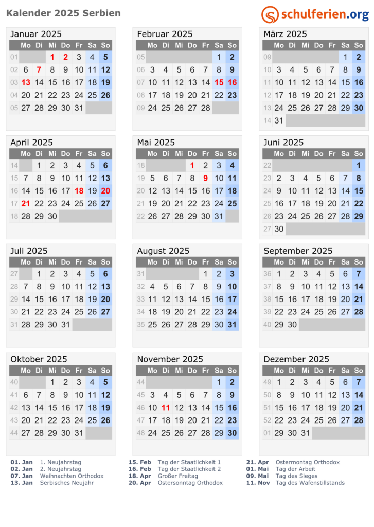 Kalender Serbien 2025 Mit Feiertage Regarding Calendar Ortodox September 2025 Kalender Serbien 2025 Mit Feiertage Regarding Calendar Ortodox September 2025