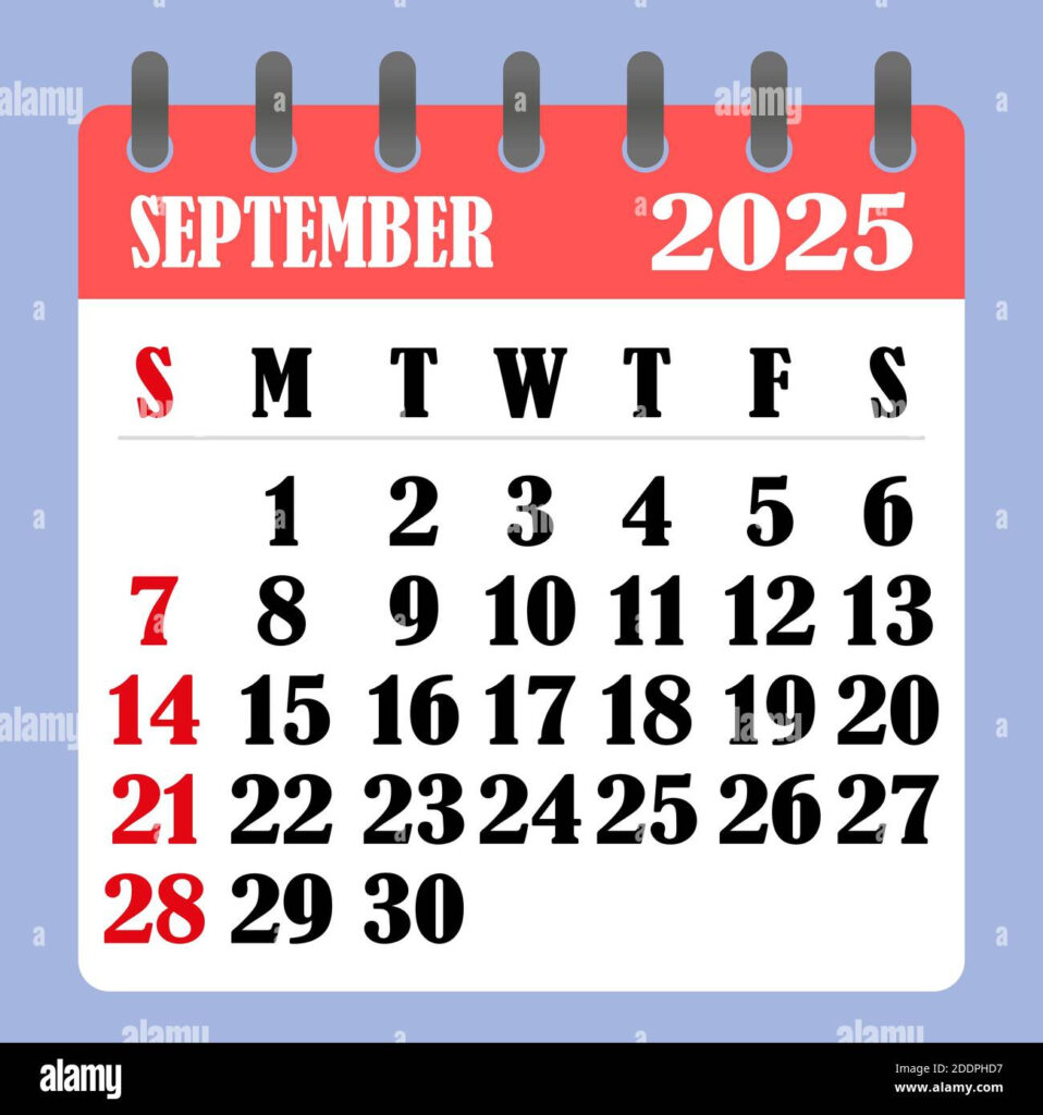 Letter Calendar For September 2025. The Week Begins On Sunday Within Calendar 2025 September Month Letter Calendar For September 2025. The Week Begins On Sunday Within Calendar 2025 September Month