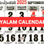 Malayalam Calendar 2025 September | September 2025 Malayalam Calendar |  September 2025 Calendar With Regard To September 2025 Calendar Malayalam
