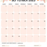 September 2025 Calendar (52 Free Pdf Printables) For September 2025 Calendar Monday Mandala