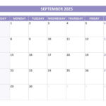 September 2025 Calendar  Calendar.best Intended For Calendar Week September 2025