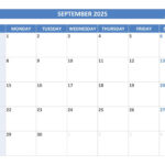 September 2025 Calendar  Calendar.best Throughout Calendar 2025 September