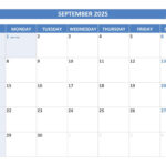 September 2025 Calendar  Calendar.best With Regard To September 2025 Calendar With Days