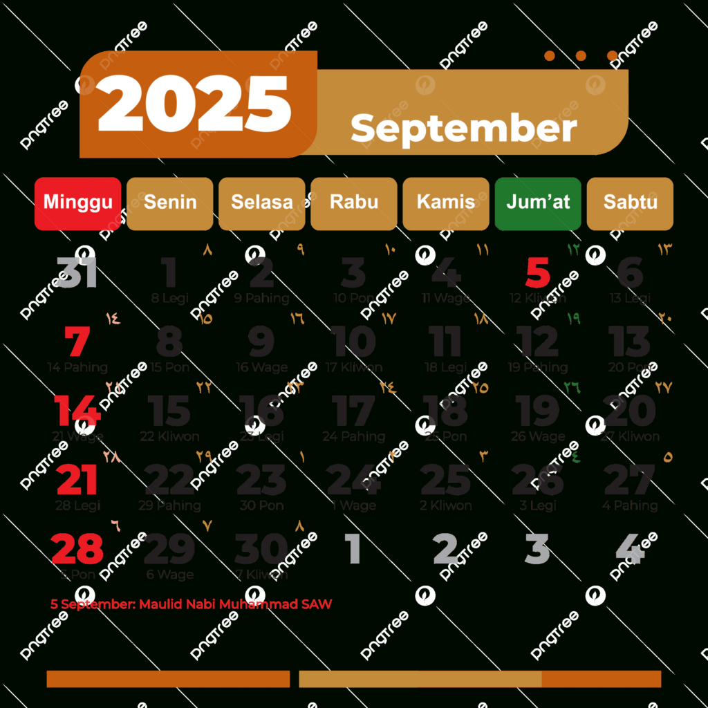 September 2025 Calendar, Complete Vector Hijri And Gregorian For National Calendar September 2025 September 2025 Calendar, Complete Vector Hijri And Gregorian For National Calendar September 2025