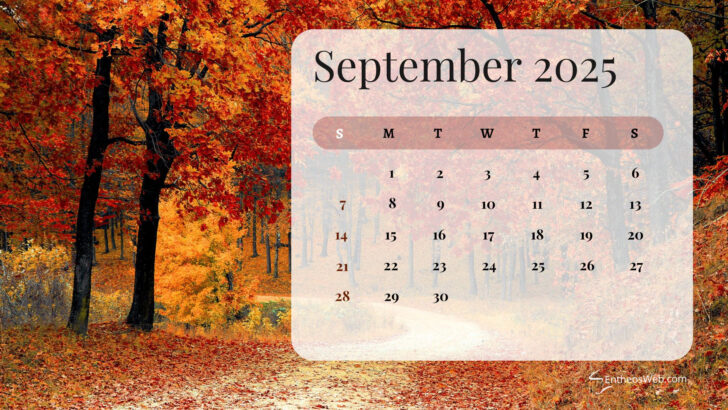 September 2025 Desktop Wallpaper