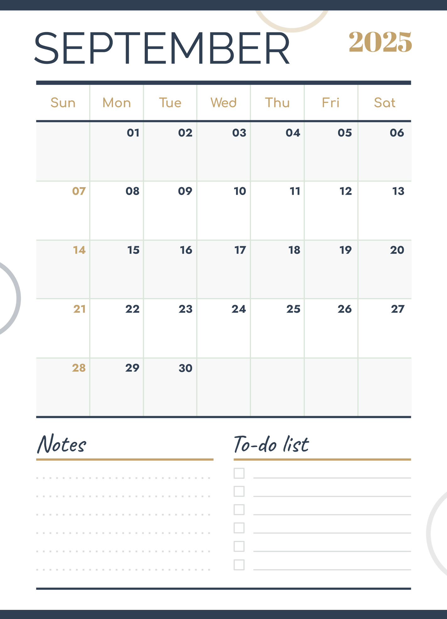 September 2025 Calendar Free Google Docs Template - Gdoc.io in Google Calendar September 2025