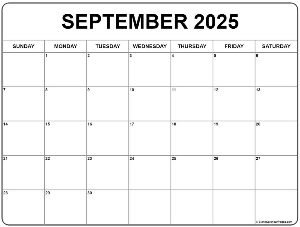 September 2025 Calendar | Free Printable Calendars With Editable September 2025 Calendar September 2025 Calendar | Free Printable Calendars With Editable September 2025 Calendar