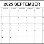 September 2025 Calendar | Free Printable Calendars Within 2025 September Printable Calendar