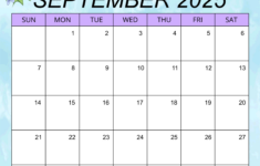 September 2025 Calendar (Free Printable) – Free Printables with regard to September Calendar 2025 Printable Portrait