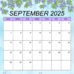 September 2025 Calendar (Free Printable) – Free Printables Within September 2025 Vertical Calendar Printable