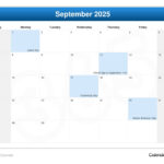 September 2025 Calendar Pertaining To Vegas Calendar September 2025