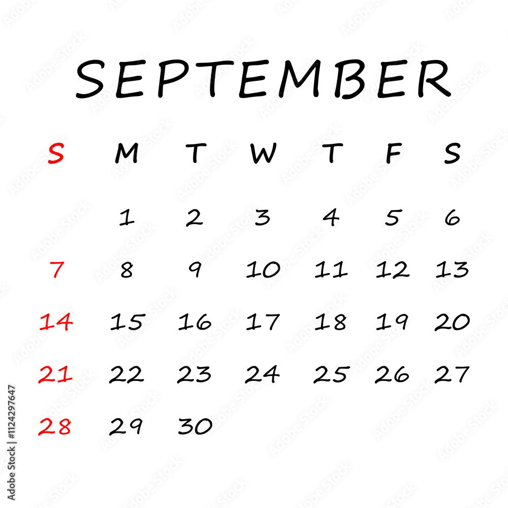 September 2025 Calendar Png Transparent Background Stock regarding Calendar September 2025 Png